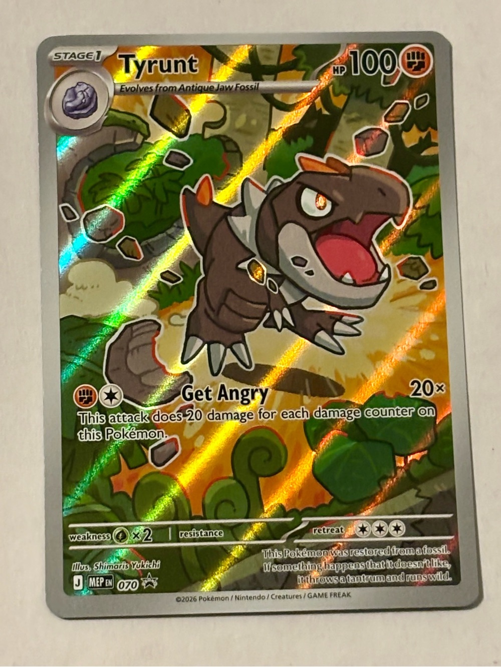 Pokemon Tyrunt Perfect Order Promo - NM